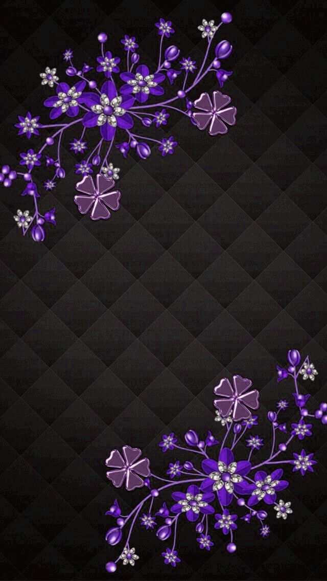 Featured image of post Black Purple Wallpaper Flower