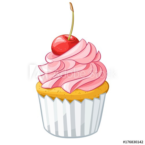 Featured image of post Cupcake With Cherry On Top Cartoon