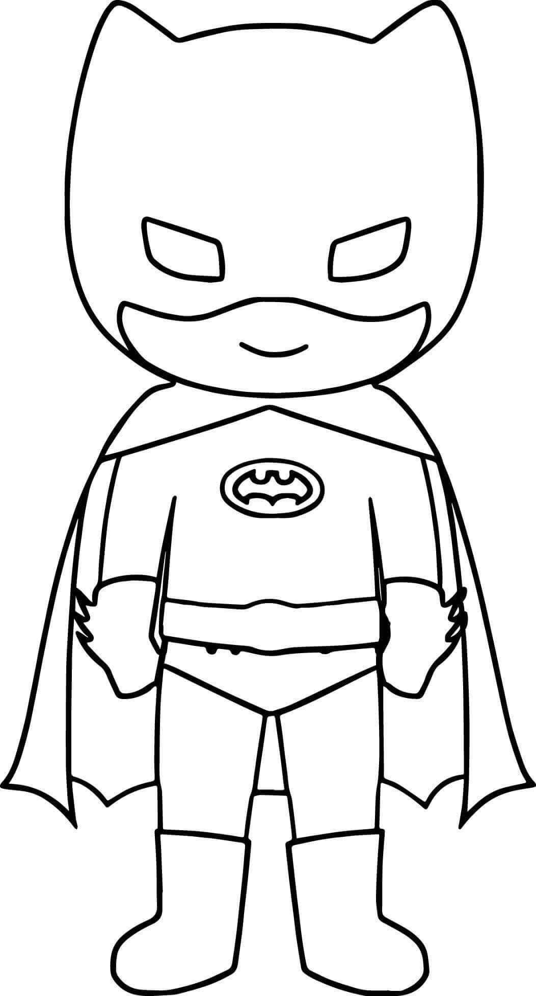 Featured image of post Cute Baby Batman Coloring Pages