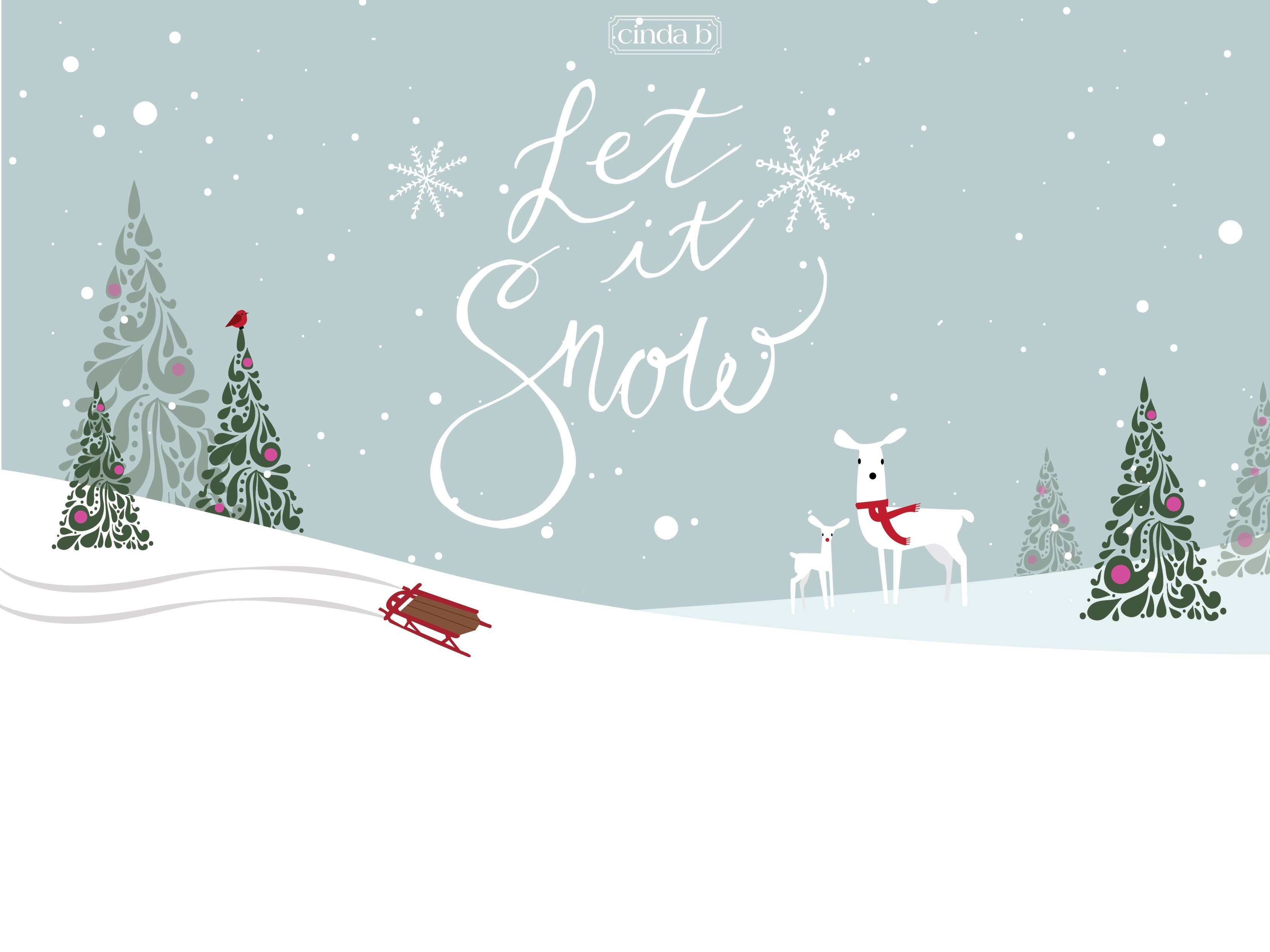 Featured image of post Cute Let It Snow Wallpaper