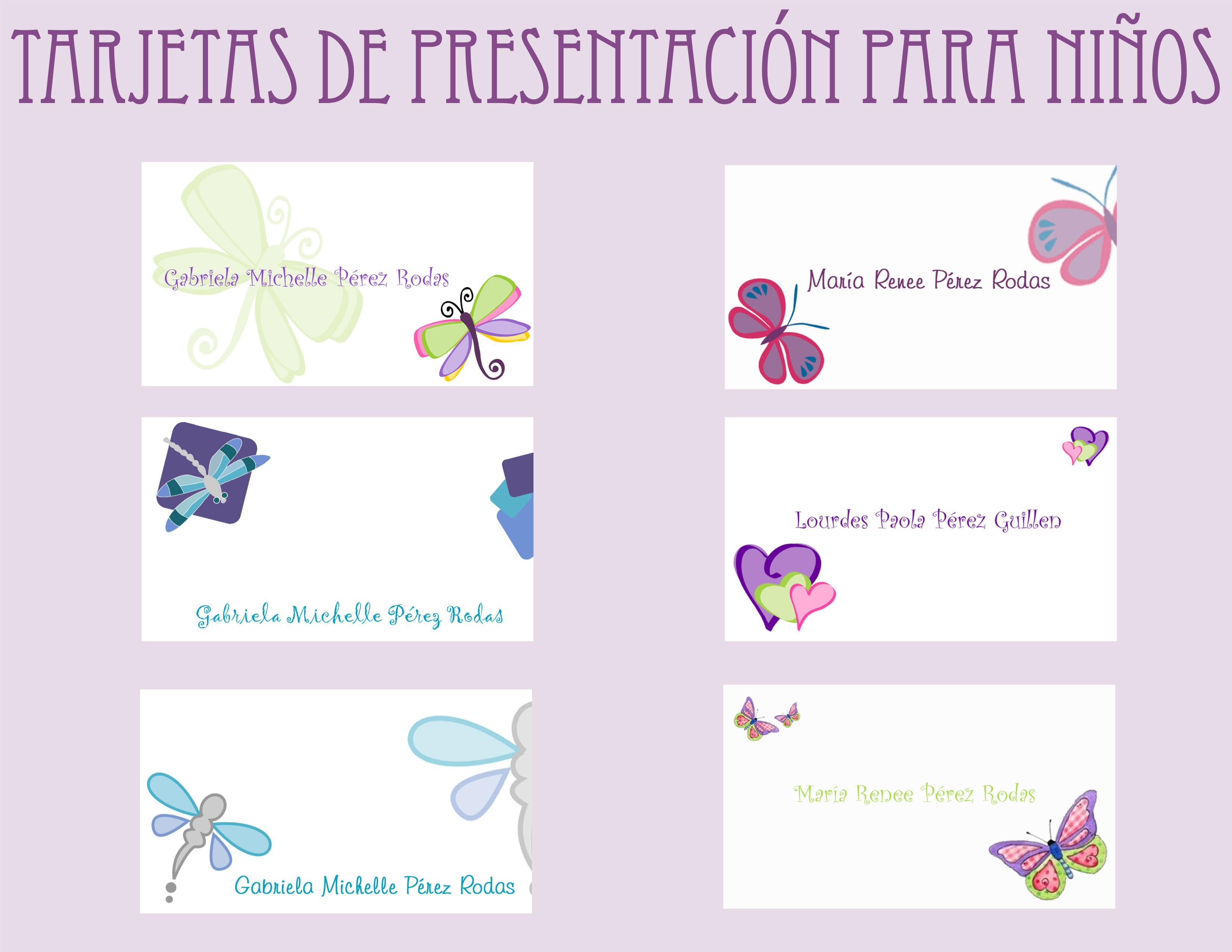 Featured image of post Fondos Para Tarjetas De Presentacion Infantiles