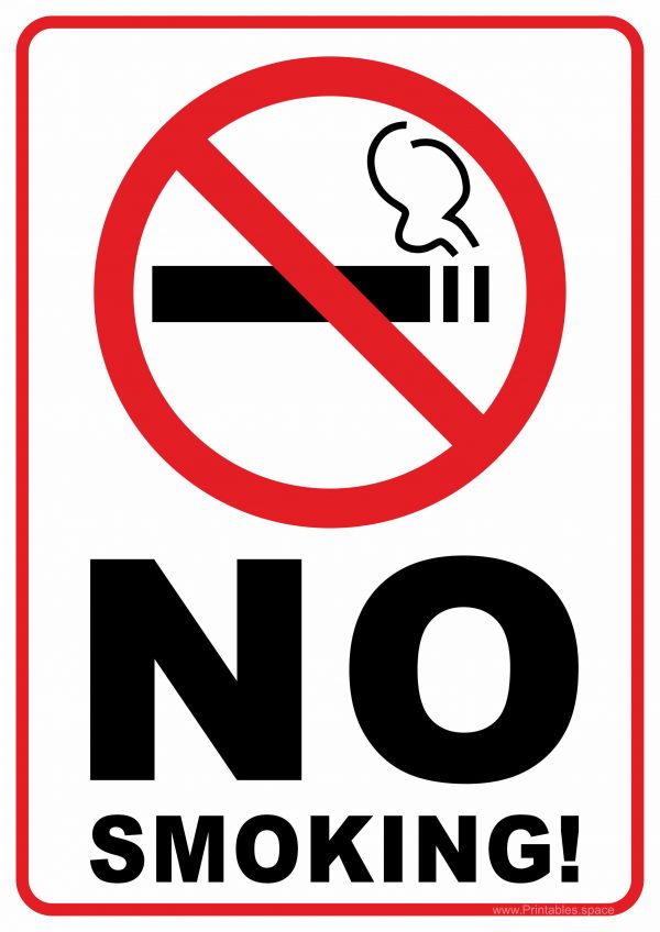 Featured image of post Free No Smoking Signs Printable