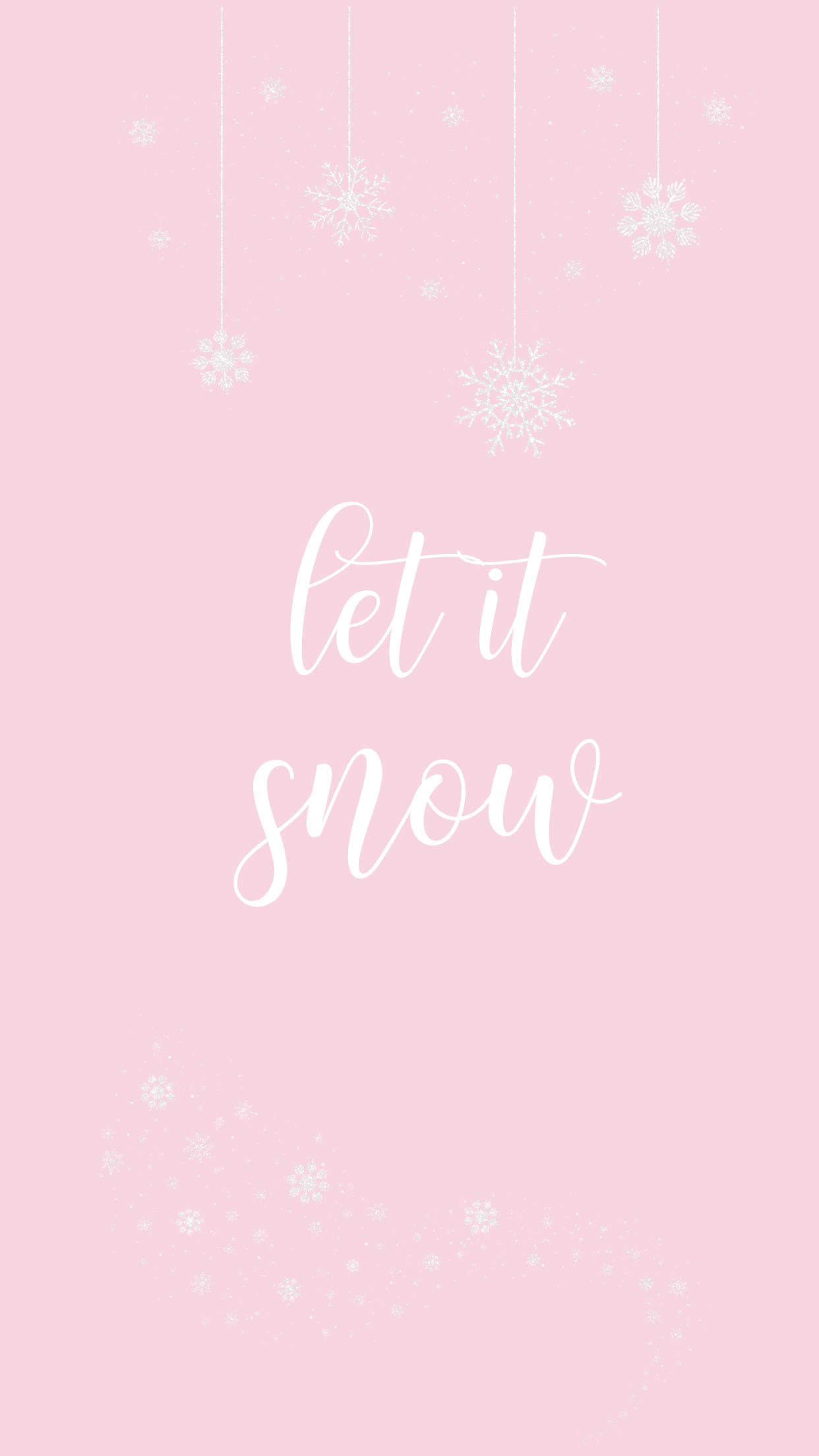 Featured image of post Let It Snow Wallpaper Pink