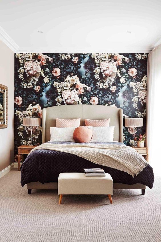 Featured image of post Modern Bedroom Wallpaper Accent Wall