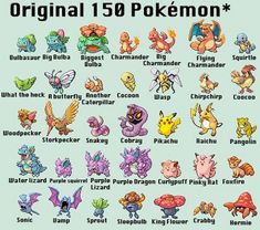 Featured image of post Pokemon Characters Names List With Pictures And Attacks