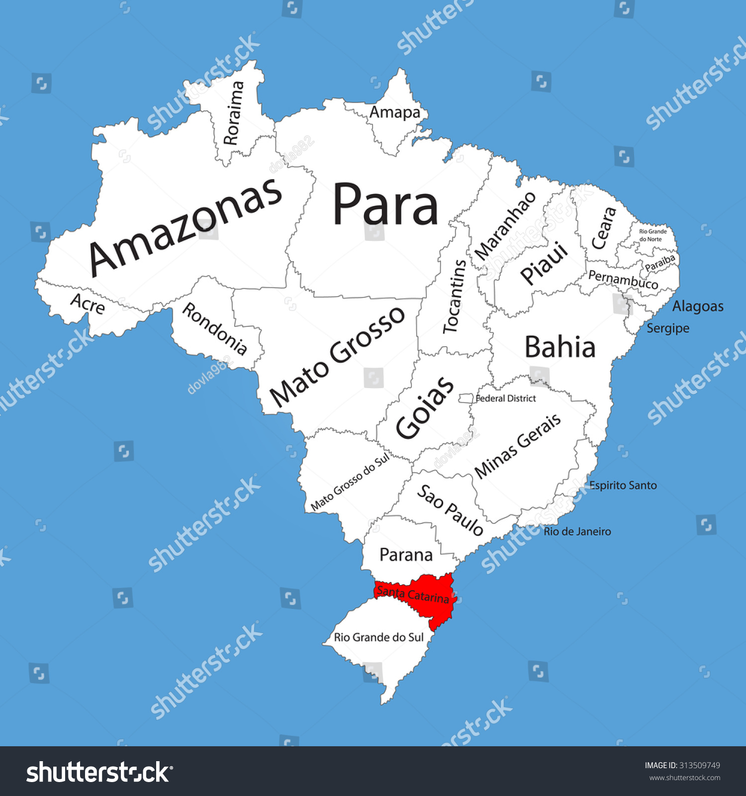 Featured image of post Santa Catarina In Brazil Map